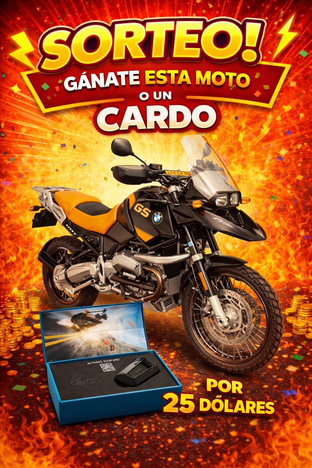 bmw 2004 (34000 millas )cardo systems PRO